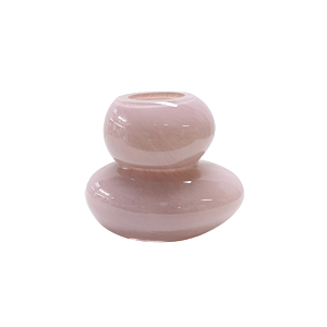 VASE EQUILIBRE 14.5x9.5x13CM - ROSE Vases