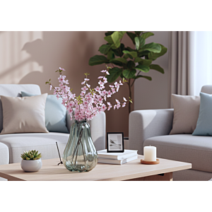 VASE LA COURGE 19x19x25CM - GRIS