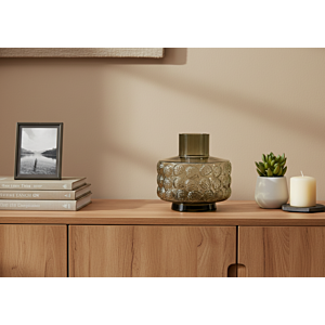 VASE OSLO 20x20x20CM - GRIS