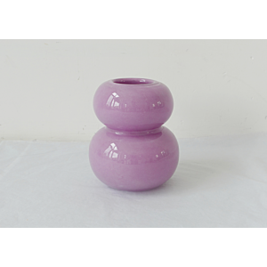 VASE ECLAT 10x10x12CM - PRUNE