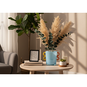 VASE CAMILO 20x15,5x15CM – BLEU CLAIR