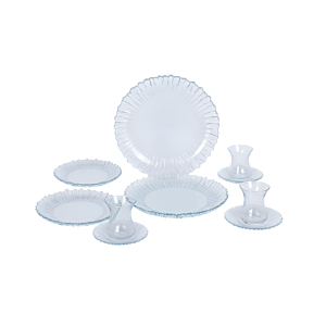 Set De 19 Pièces Goûter Aurora - Blanc