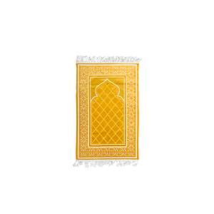 Tapis Prière - Jaune Textile Ramadan