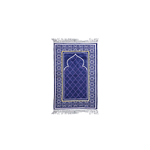 Tapis Prière - Bleu Textile Ramadan