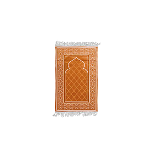 Tapis Prière - Orange Textile Ramadan