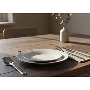 Set Ménagères 24 Pcs - Blanc