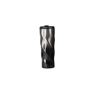 MUG WAVY ISOTHERMIQUE 2 PAROIS ACIER INOXYDABLE 500 ML - Noir Thermos et Boîtes de conservations
