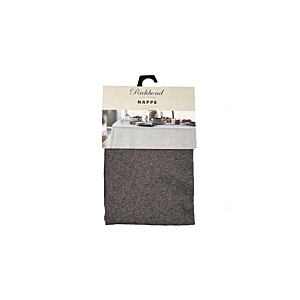 NAPPE RICHBOND COTON CHINE 140X240 - NOIR / GRÈGE Textile