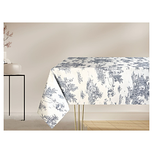 NAPPE DE TABLE RICHBOND IMPRIMÉE 140X240 - GRIS BLEU