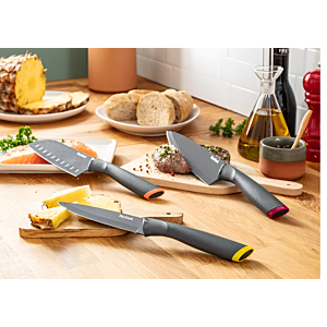 Couteau + Couvercle Tefal Fresh Kitchen 15cm - Rose