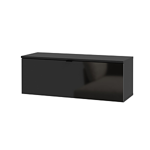 Meuble Tv Libertad 99,9Cm - Noir Laqué Séjour