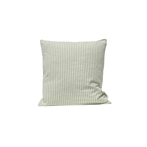 COUSSIN EXTERIEUR RAYÉ 45X45CM - Vert Eau Textile