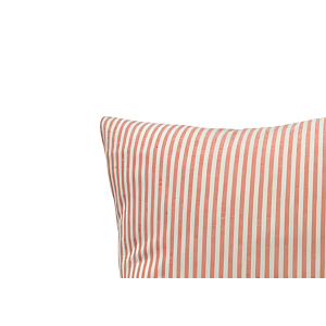 COUSSIN EXTERIEUR RAYÉ 45X45CM – Orange