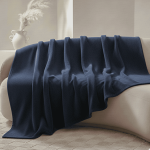 Couverture Flanelle Miko & Mino 220X240 - Bleu