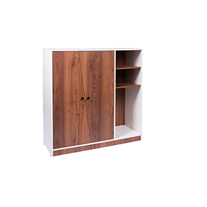 MEUBLE MULTIFONCTIONS DREAM 3 Niches - Chêne / Blanc Soldes été vague 2