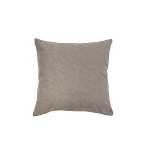 Coussin Avec Zip Et Remplissage 45X45Cm - Taupe Coussins décoratifs