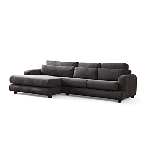 Canapé D'Angle Gauche River - Gris