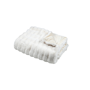 PLAID FOURRURE NEBRASKA 180X220CM - ÉCRU Plaid et couvertures