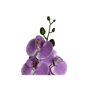 PLANTE ARTIFICIELLE ORCHIDÉE 68CM - VIOLET