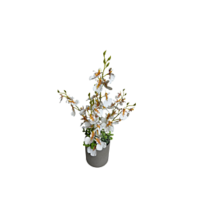 PLANTE ARTIFICIELLE ORCHIDÉE AVEC POT 43CM - MULTICOULEUR Plantes et fleurs artificielles