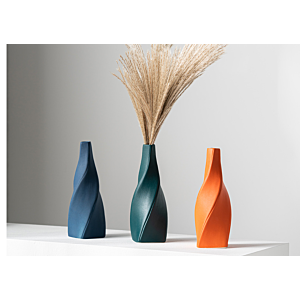 VASE TROSADE 9.3x23.2x2.2CM - ORANGE