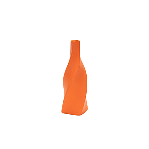 VASE TROSADE 9.3x23.2x2.2CM - ORANGE Vases