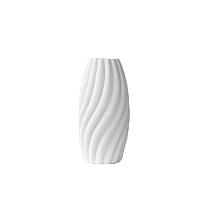 VASE ONDULE 11.5x21x4.5 CM - BLANC Vases