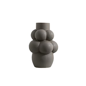 VASE BUBBLE MAT 15x22.3x6CM - GRIS CLAIR Vases