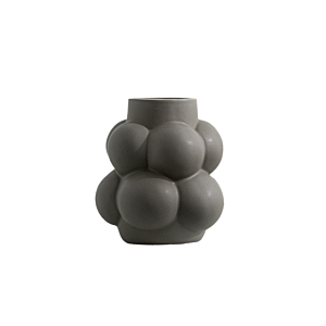VASE BUBBLE MAT 13x14.5x6CM - GRIS CLAIR Vases