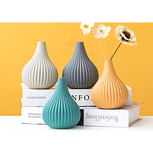 VASE GOUTTE 8.5x12x1.5CM - ORANGE