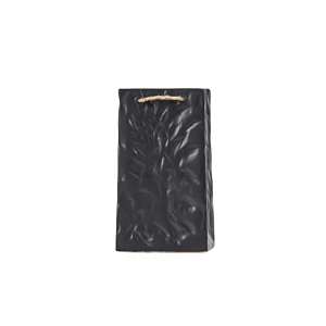 VASE EFFET SAC FROISSE 14.2x25.2x13.5CM - NOIR Vases