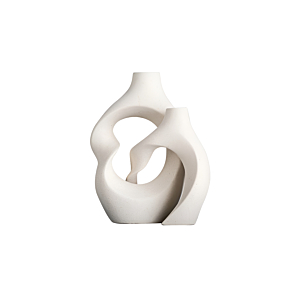 VASE SCULTURAL ENTRALCEE - BEIGE Vases