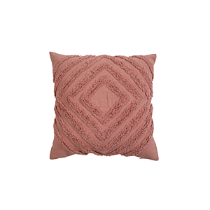 Coussin Deco Losange 45*45 Cm Avec Zip - Rose Essentiel HIVER