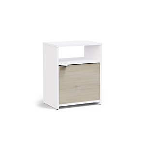 Table de Chevet NANO - Blanc / Chêne