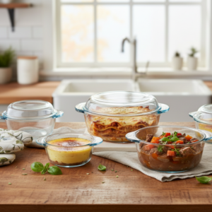 Set De 3 Casseroles Borcam - Blanc