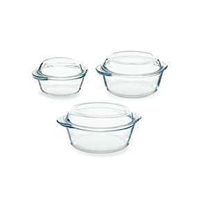 Set De 3 Casseroles Borcam - Blanc