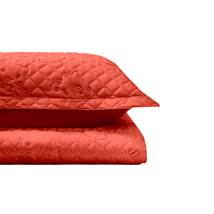 Couvre Lit Enfant Uni Fille - Corail Textile