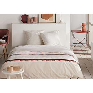 Parure De Lit Imprimé SUNSHINE 240x220cm - Beige