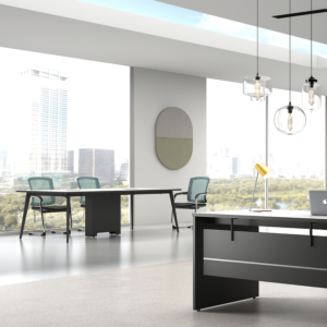 Table De Reunion Respect - Blanc