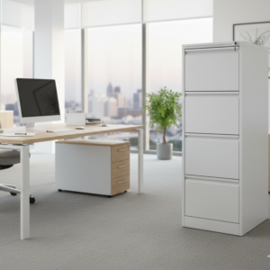 Classeur Dossiers Solidis - Blanc Crème