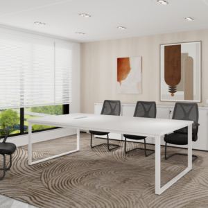 Table De Réunion Polar Pro - Blanc