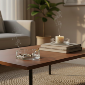 Set 2 Cendriers - Blanc