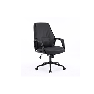 Fauteuil Sénateur Legato Pu - Noir