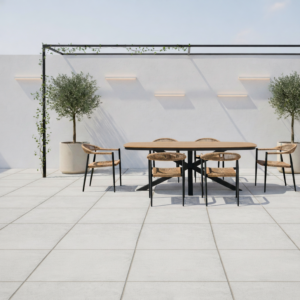 Set Table À Manger Marea + 8 Chaises - Beige/Gris