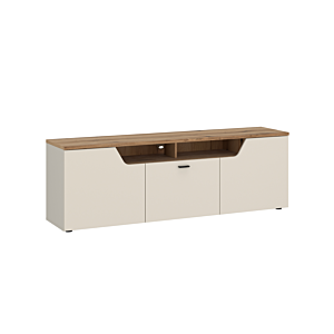 Meuble TV Cut Out 165cm - Chêne Beige Offres Ramadan