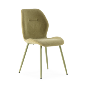 Chaise Ansu avec pied assorti – 49 × 58 × 47,5 / 86 cm Chaises de table à manger