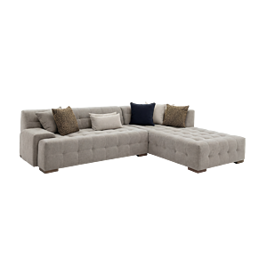 Canapé D'angle Bellamo - Beige