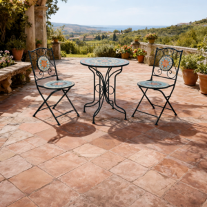 Set Mosaique 2 Chaises + Table 61Cm Classic Charm - Multicouleur