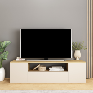 Meuble TV NEW COSMIT – 3 Portes / 1 Niche