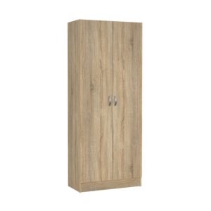 Meuble Multifonction Focus 2 Portes – Chêne – 69,2×34,6×170,4cm